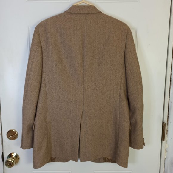 Tan Peruvian Alpaca Wool Sports Coat by CINCA 40R - Picture 2 of 8